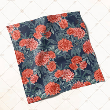 Coral Rose Pattern Napkin Pack of 20