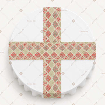 Peach Diamond Trellis Table Runner Pack Of 12