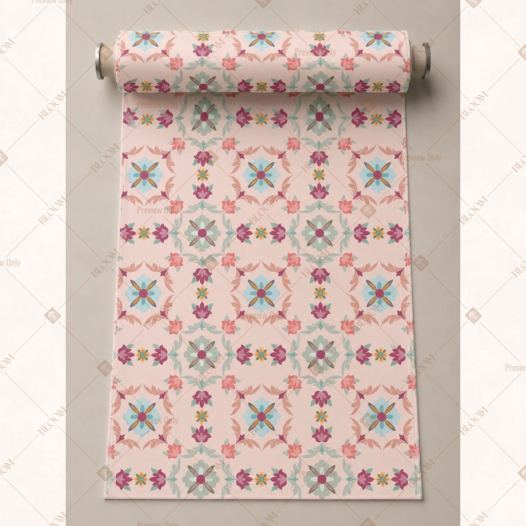 Pastel Tile Motif Fabric Pack of 25