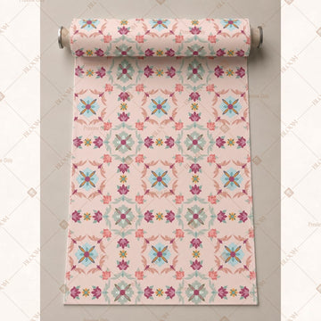 Pastel Tile Motif Fabric Pack of 25