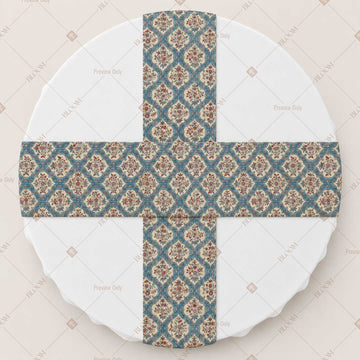 Blue Moroccan Trellis Table Runner Pack Of 12