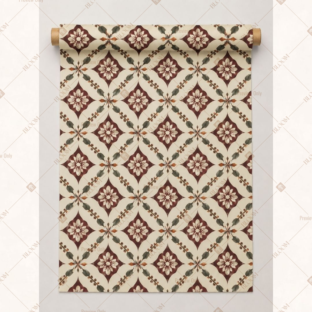 Brown Diamond Fabric Pack of 25