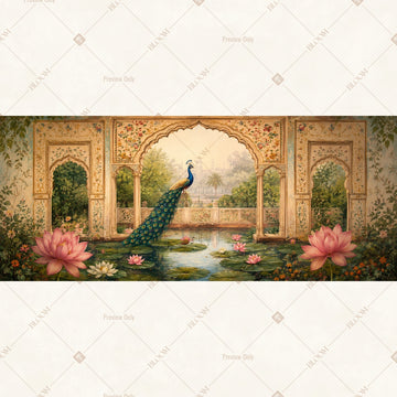 Heritage Palace Entrance Wide Backdrop