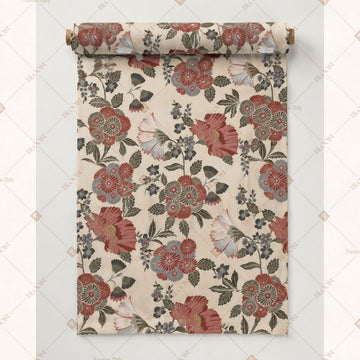 Vintage Rose Bouquet Fabric Pack of 25