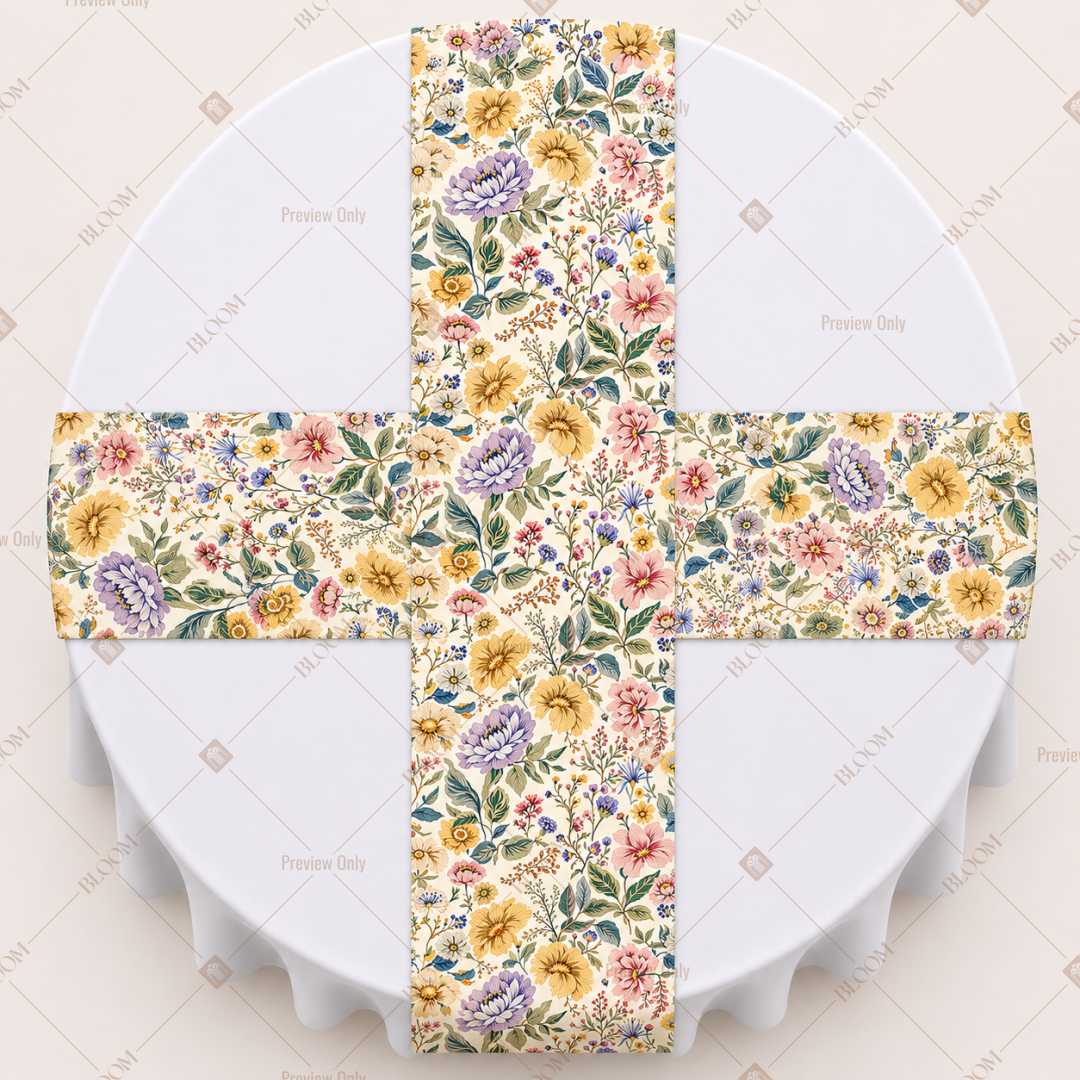 Wildflower Meadow Table Runner Pack Of 12