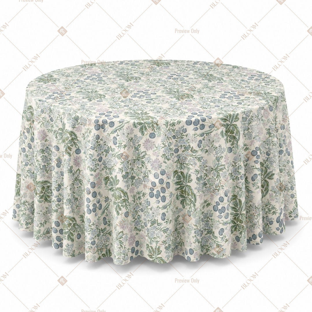 Green Botanical Table Cover Pack Of 6