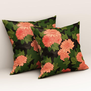 Peach Garden Charm: Cushion Cover - Pack of 12