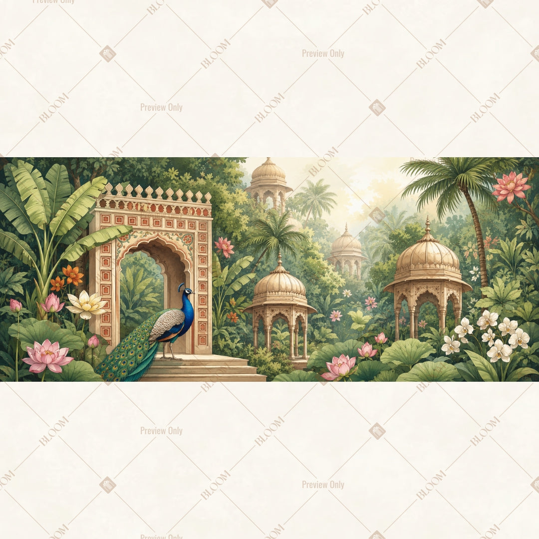 Emerald Palace Entrance Wide Backdrop