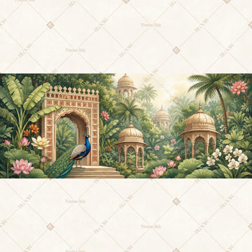 Emerald Palace Entrance Wide Backdrop