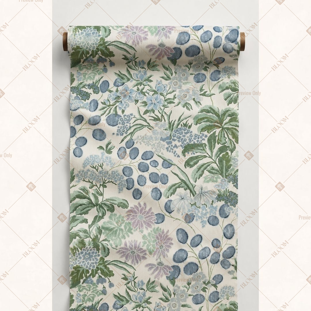 Sage Botanical Fabric Pack of 25
