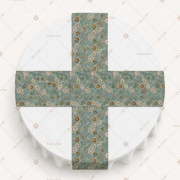 Sage Botanical Trellis Table Runner Pack Of 12