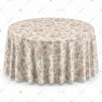 Soft Pastel Floral Table Cover Pack Of 6
