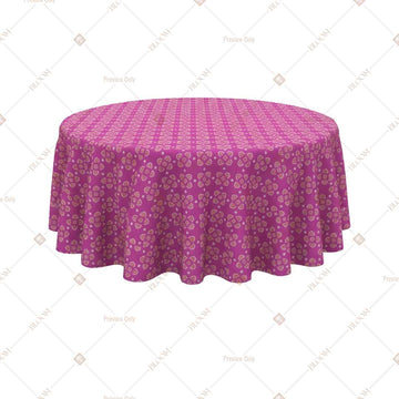 Magenta Diamond Trellis Table Cover Pack Of 6