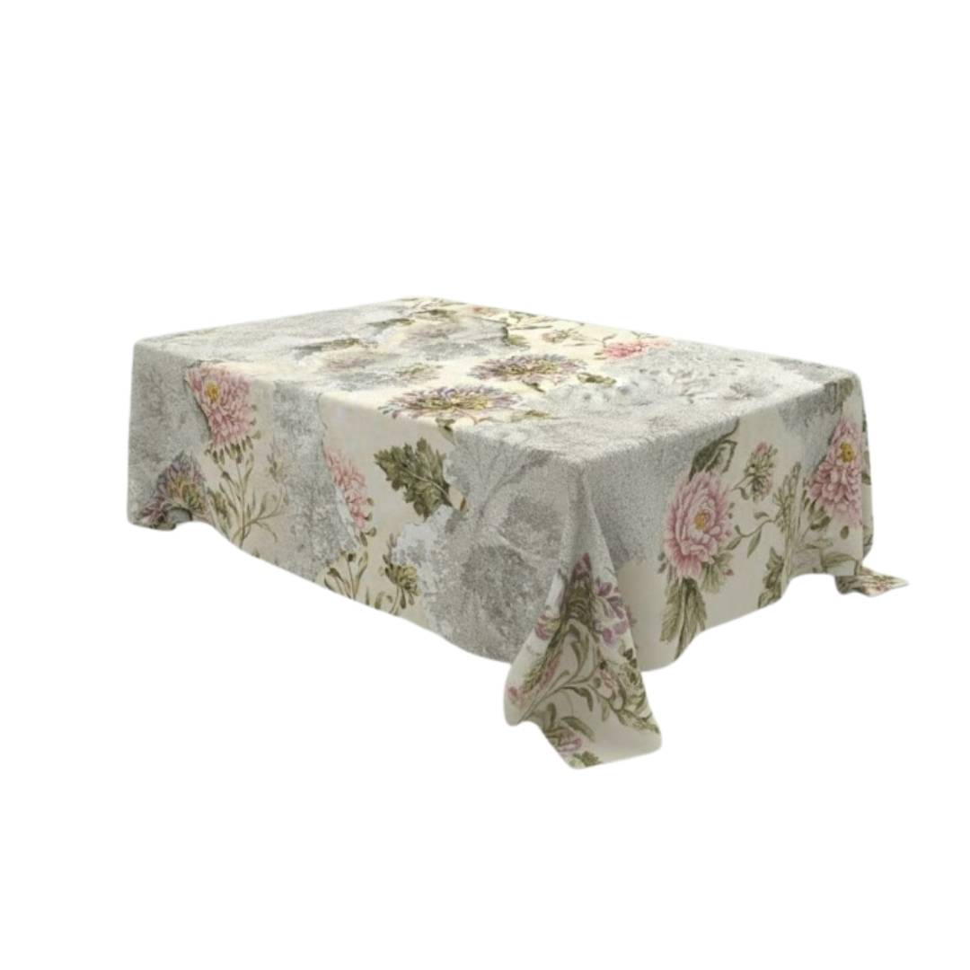 Pastel Floral Garden Rectangle Table Cover - Pack Of 6