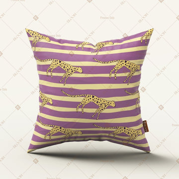Purple Stripe Boho Cushion Cover Pack of 12