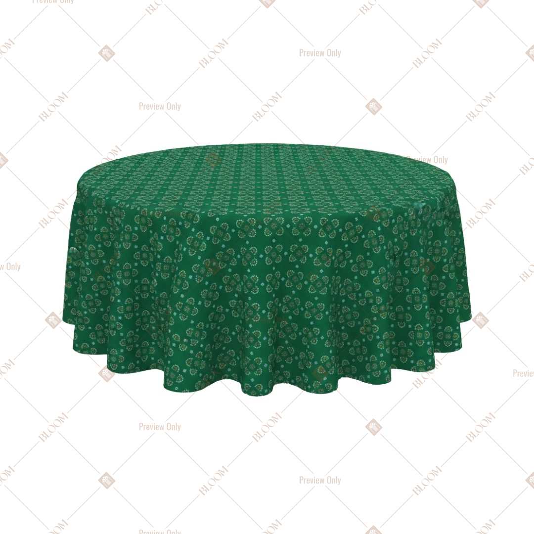 Emerald Green Luxe Table Cover Pack Of 6