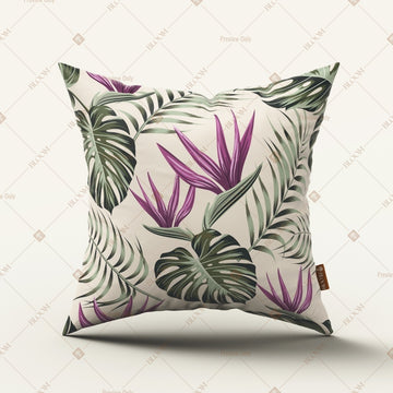 Tropical Palm Leaf Cushion Cover Pack of 12