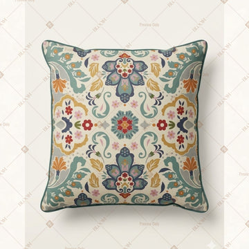Vintage Floral Medallion Cushion Cover Pack of 12