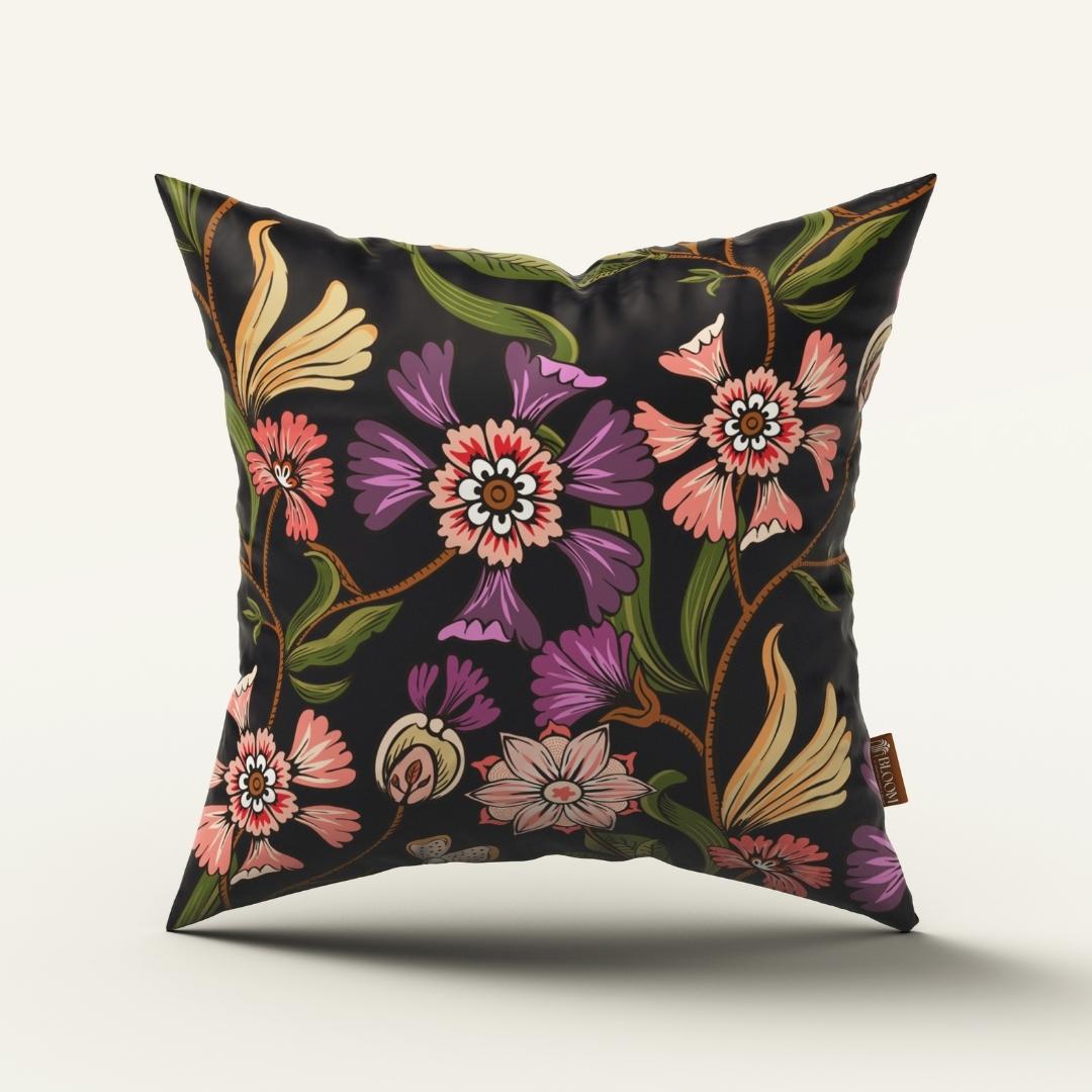 Midnight Blossom Fantasy: Cushion Cover - Pack of 12
