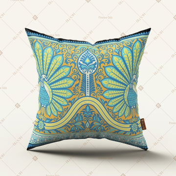 Aqua Mandala Geometric Cushion Cover Pack of 12